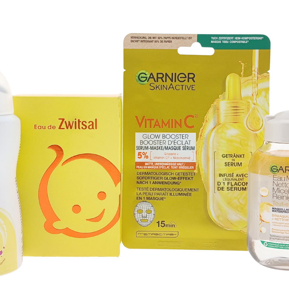 Zwitsal Eau de toilette & Deo Cadeauset, Garnier Mask en Micellair Water