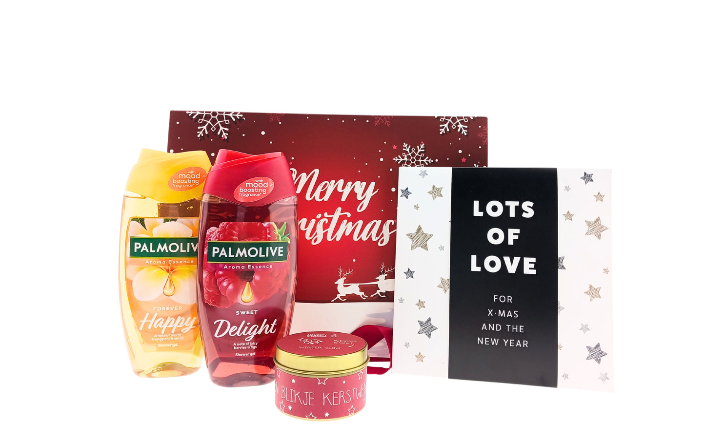 Palmolive Gift Set Christmas Shower - Chocolate Wish &amp; Candle Christmas Wishes 