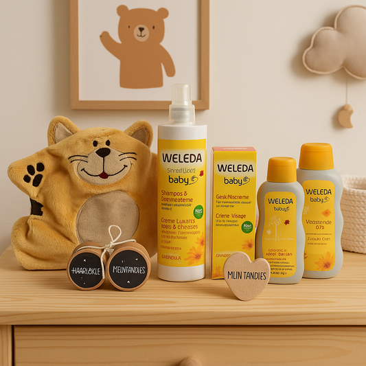 Weleda Baby Kraamcadeau Verzorging met Warmteknuffel & Tanddoosje