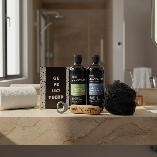 Baylis & Harding Men Douche met Puff Chocoladewensen Bieropener Feestje