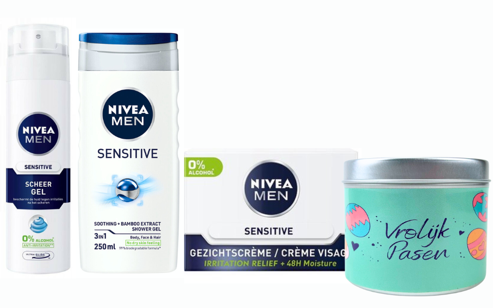 Nivea Cadeauset Men Pasen Sensitive