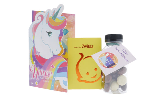 Zwitsal Girls Cadeauset Eu de toilette, Make Up Palette, Kruidnoten - Sinterklaas