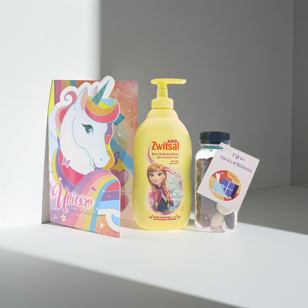 Zwitsal Girls Cadeauset Unicorn Make-Up Palette en Kruidnoten - Sinterklaas