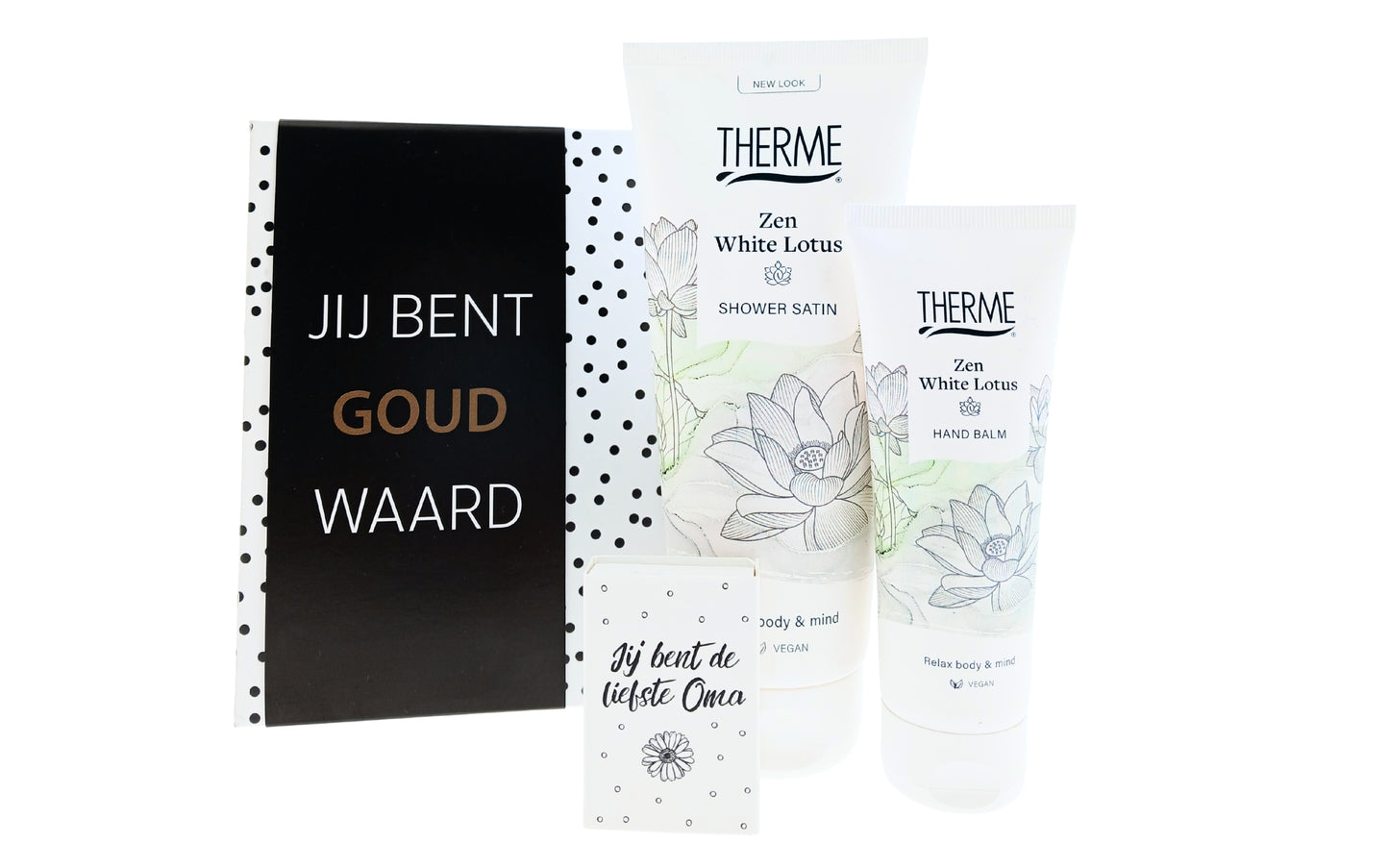Therme Cadeauset Oma Zen White Lotus Douche - Handbalm & Liefste oma zeep