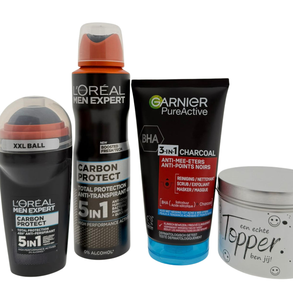 Loreal Men Expert Carbon Gezichtsverzorging Cadeauset  Echte Topper