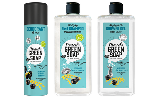 Marcel's Green Soap Gift Set Mimosa &amp; Blackcurrant