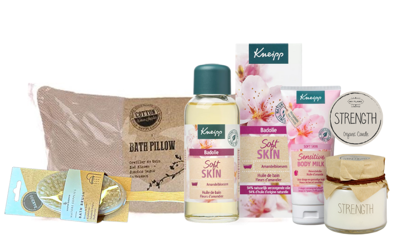 Kneipp Cadeauset Soft Skin Badborstel & Badkussen