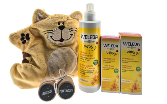 Weleda Baby Kraamcadeau Verzorging met Warmteknuffel & Tanddoosje