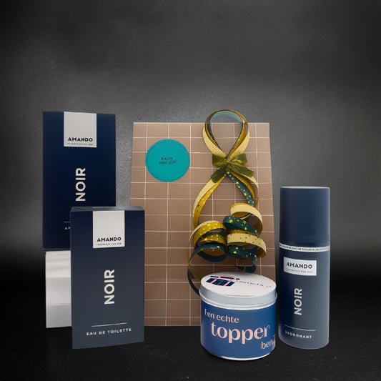Amando Cadeauset Noir Topper