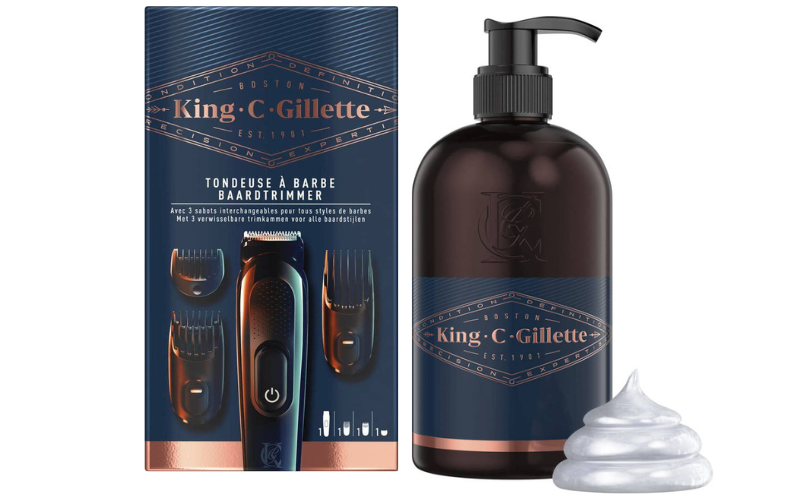 Gillette Gift Set King Beard Trim + Clean