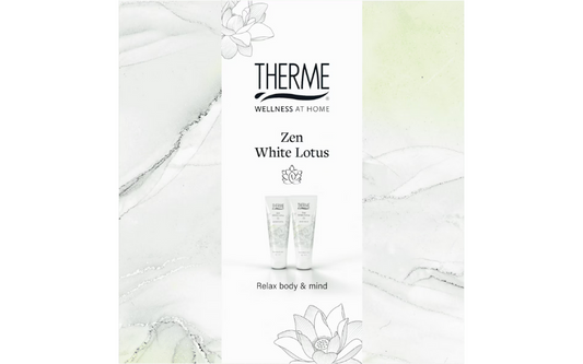 Therme Cadeauset Zen White Lotus Hand Balm/Shower Satin 75ml