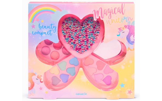 Casuelle Cadeauset Make-Up Compact Hart Unicorn