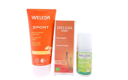 Weleda Sport Cadeauset met Douchegel - Deo - Voetenbalsem