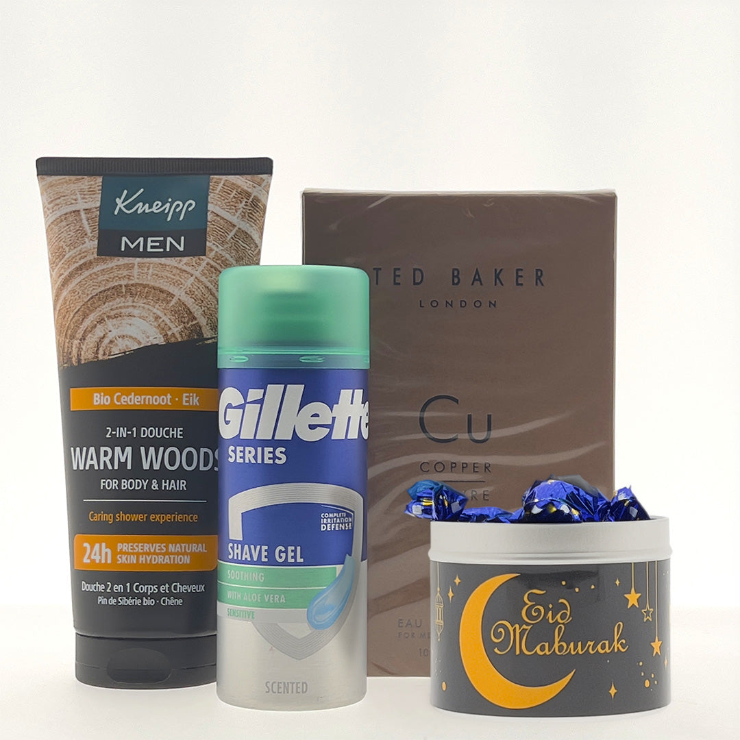 Ted Baker Cadeauset Ramadan Suikerfeest Men Eau de Toilette Cu Copper, Kneipp & Gillette