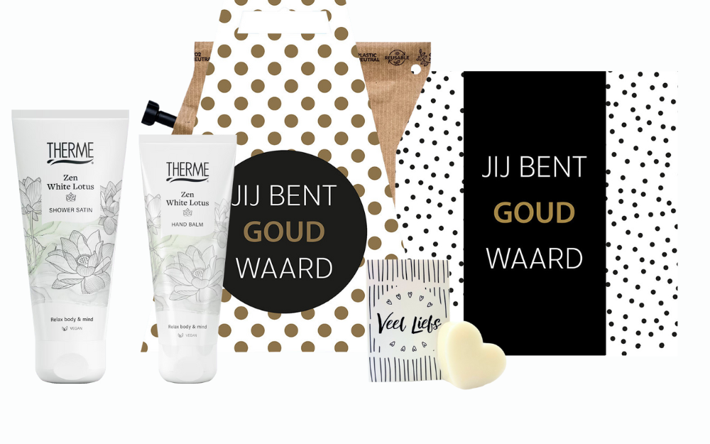 Therme Cadeauset Zen White Lotus Goud Waard