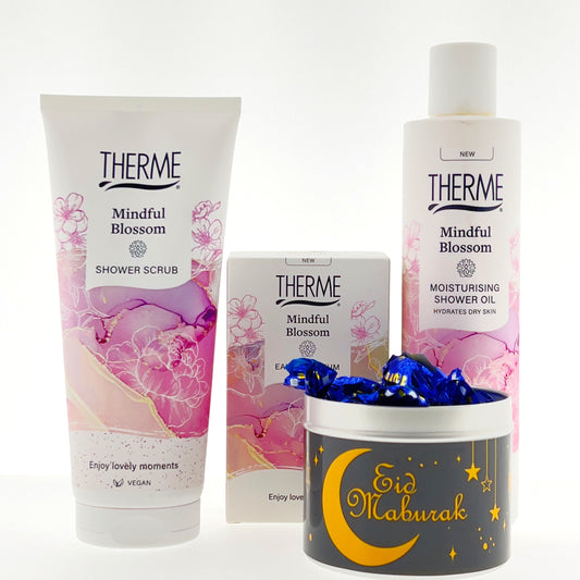 Therme Cadeauset Ramadan Suikerfeest Mindful Blossom Parfum & Shower Oil & Scrub