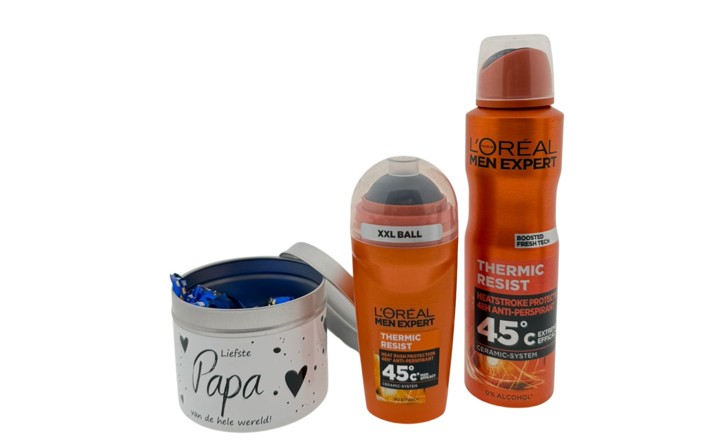 Loreal Men Expert Cadeauset Deo met Snoepblikje Liefste Papa