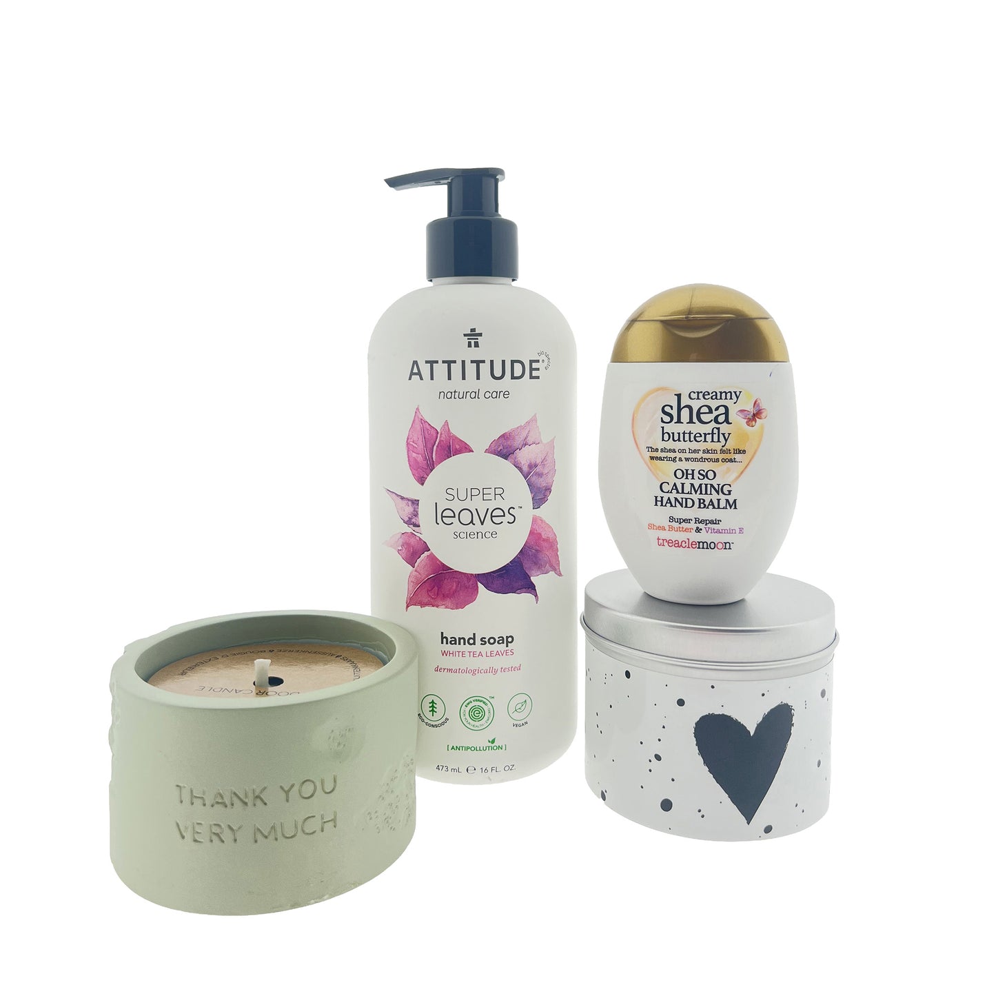 Attitude Cadeauset Bedankt met Luxe Kaars