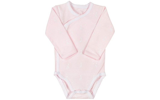 Sophie de Giraf Romper Roze 1 Maand - 54cm