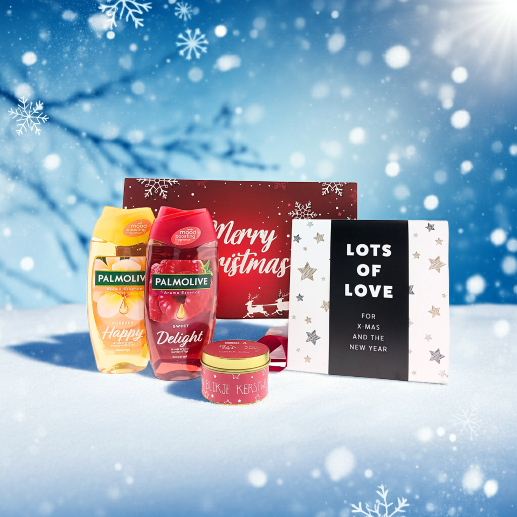 Palmolive Gift Set Christmas Shower - Chocolate Wish &amp; Candle Christmas Wishes 