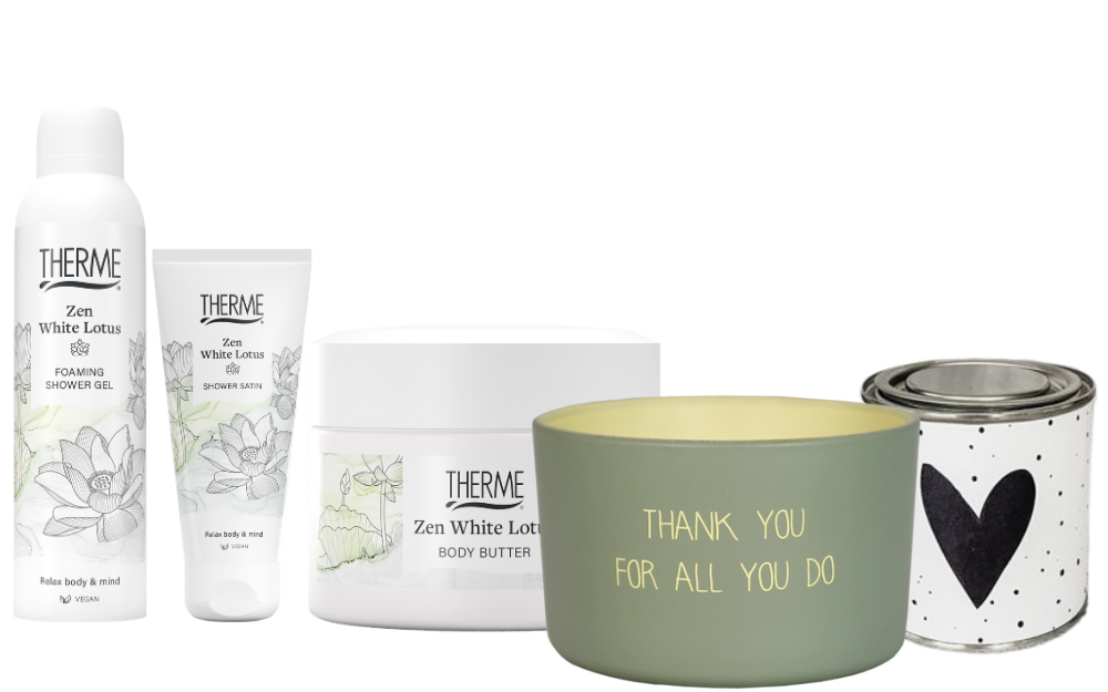 Therme Cadeauset Zen White Lotus Douche & Body Bedankt