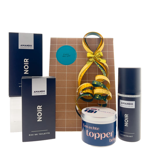Amando Cadeauset Noir Topper