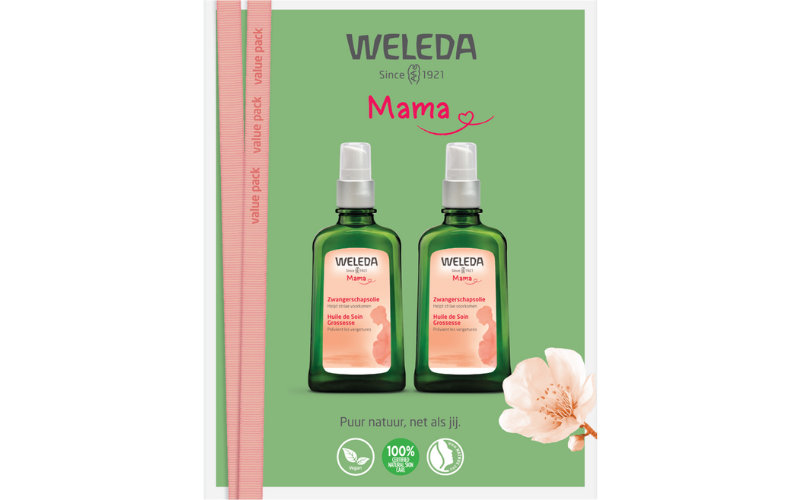 Weleda Cadeauset Baby Mama Zwangerschapsolie Duo