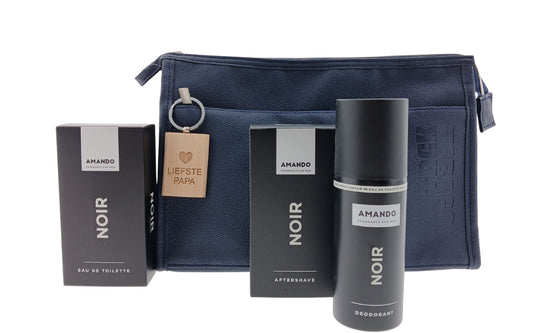 Amando Noir Papa Cadeauset met Toilettas