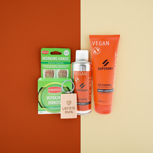 Superdry Body Re:Charge met O'Keeffe's Sleutelhanger Papa