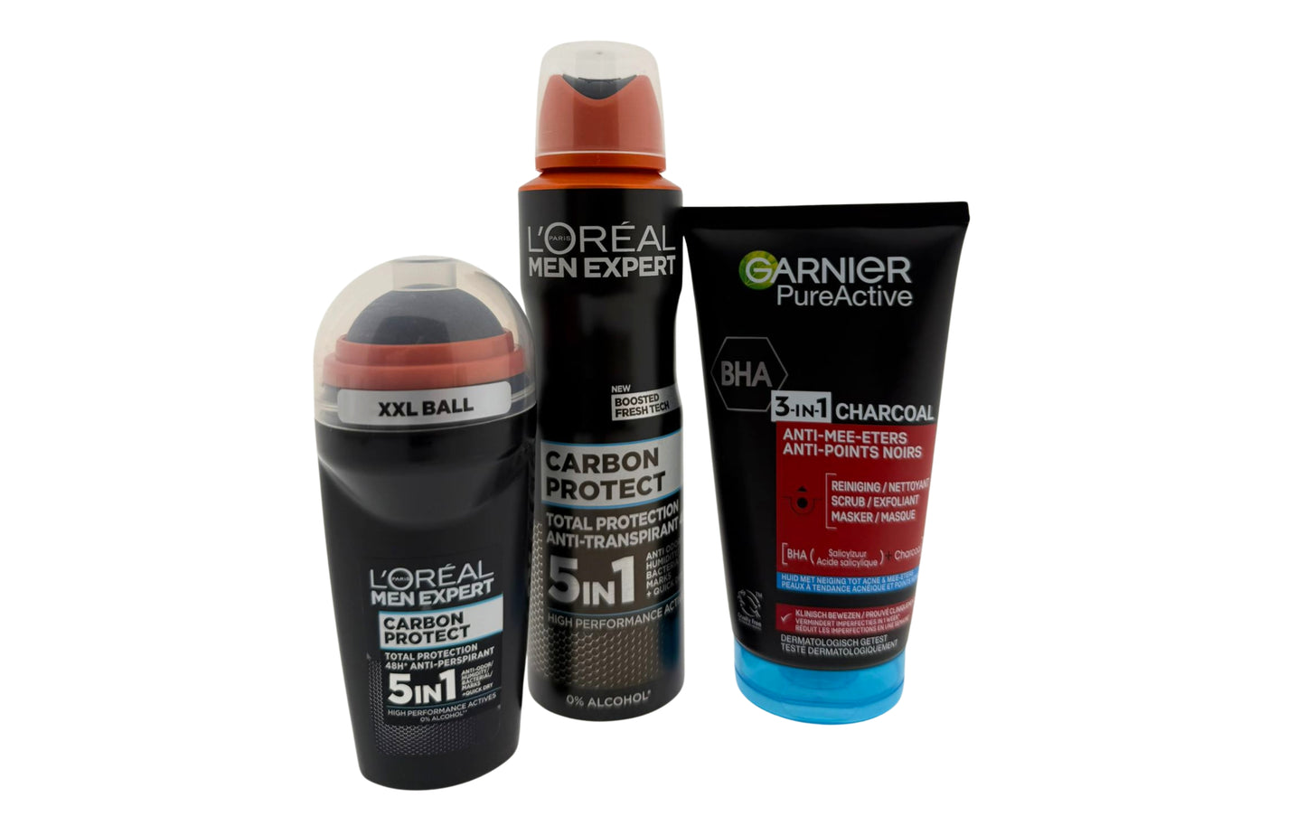 Loreal Men Expert Carbon Cadeauset Deo & Gezichtsverzorging