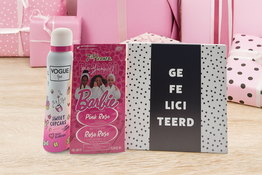 Vogue Verjaardag Cadeauset met Deo - Masker Barbie & Chocolade