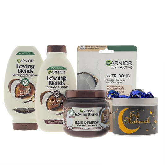 Loving Blends Cadeauset Ramadan Suikerfeest Kokosmelk Macadamia & Garnier
