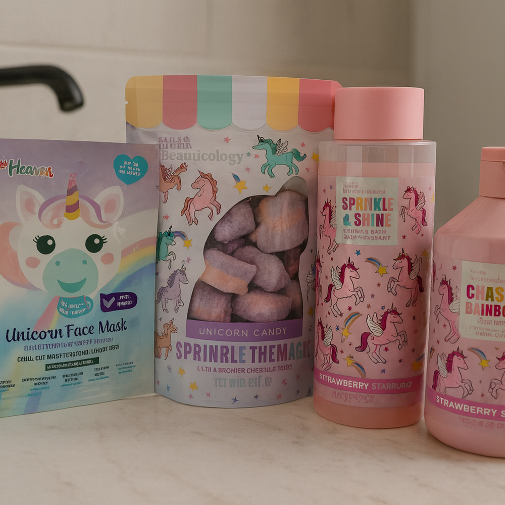 Unicorn Cadeauset Douche & Bad Complete Set met Masker