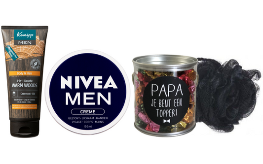 Kneipp Cadeauset Men Papa Topper Warm Wood & Nivea