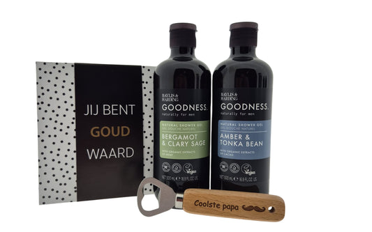 Baylis & Harding Men Douche met Puff Chocoladewensen Bieropener Papa