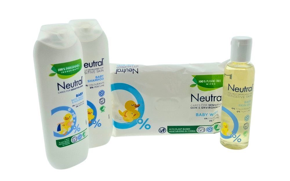 Neutral Baby Cadeauset – Complete Verzorging voor de Gevoelige Babyhuid