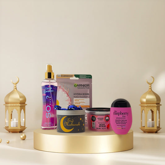 Garnier Ramadan Eid-al-Fitr Gift Set Body Mist Ibiza Dreams &amp; Treaclemoon Raspberry