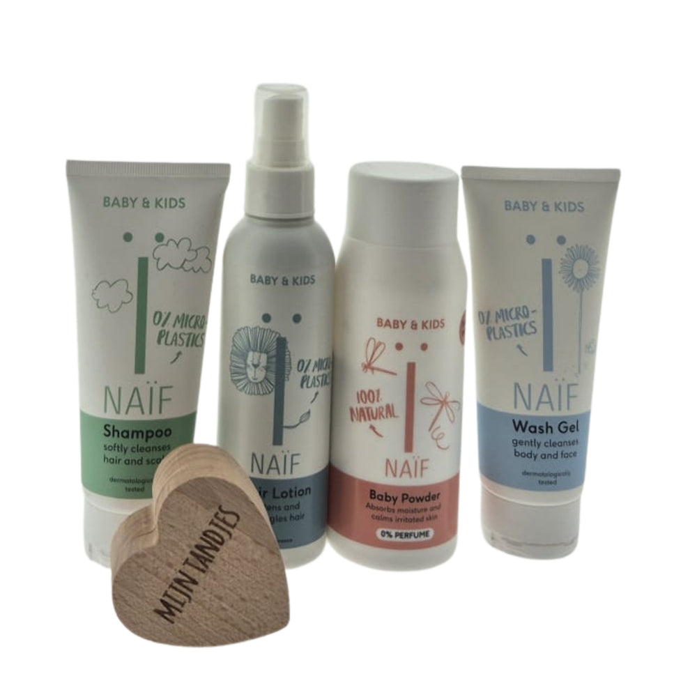 Naif Baby Cadeauset Verzorging & Bewaardoosje voor tanden