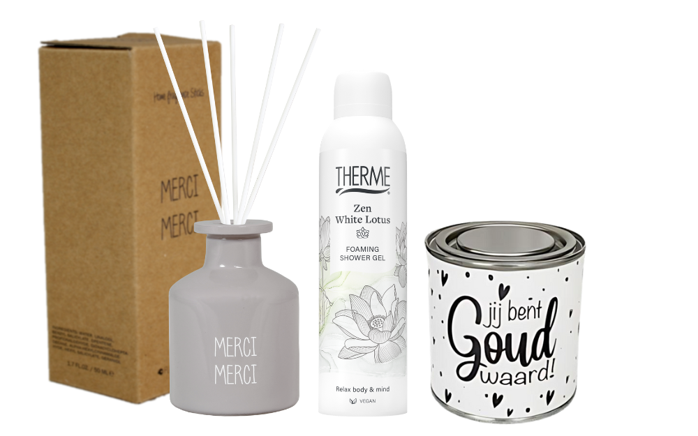 My Flame Gift Set Merci Fragrance Sticks &amp; Therme Zen White Lotus