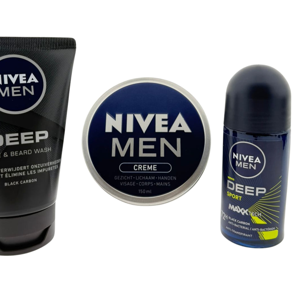 Nivea Men Deep Face&Beard Cadeauset
