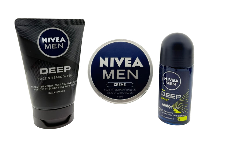 Nivea Men Deep Face&Beard Cadeauset