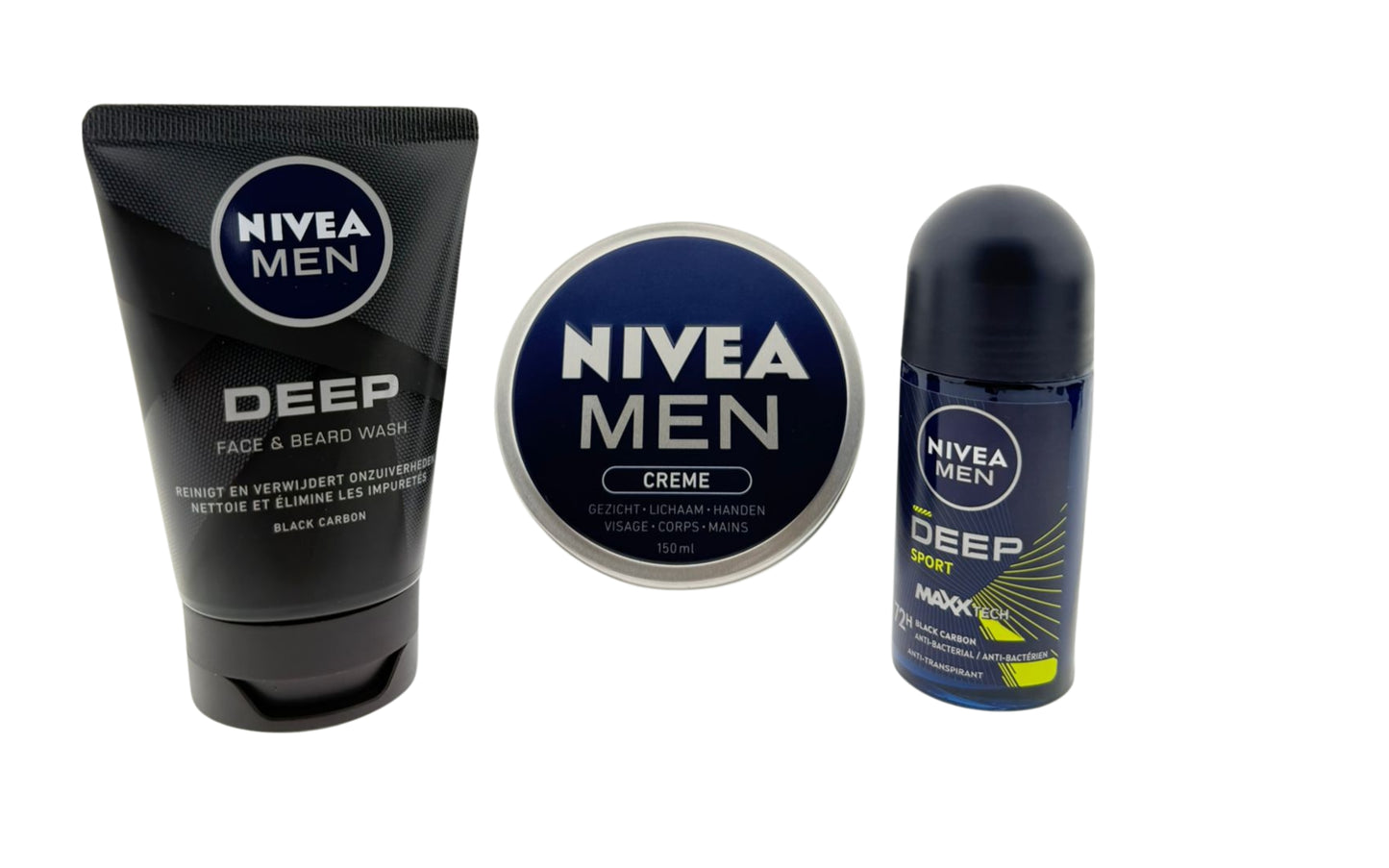 Nivea Men Deep Face&Beard Cadeauset