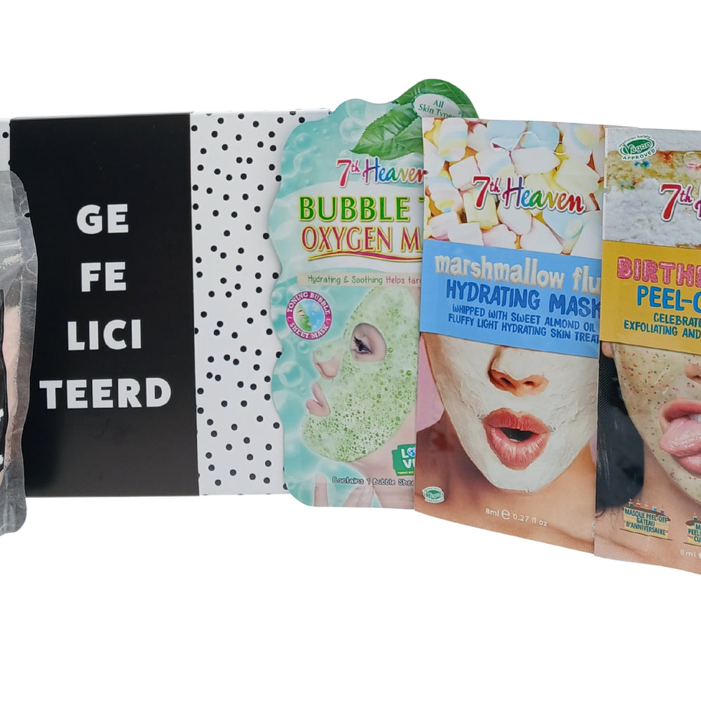 7th Heaven Verjaardag met Chocoladewens - Body Scrub - Maskers Cadeauset