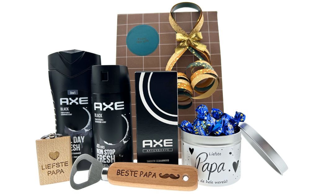 Axe Cadeauset Black Flesopener Papa Luxe