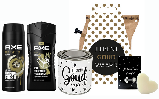 Axe Cadeauset Goud Waard Gold Temptation