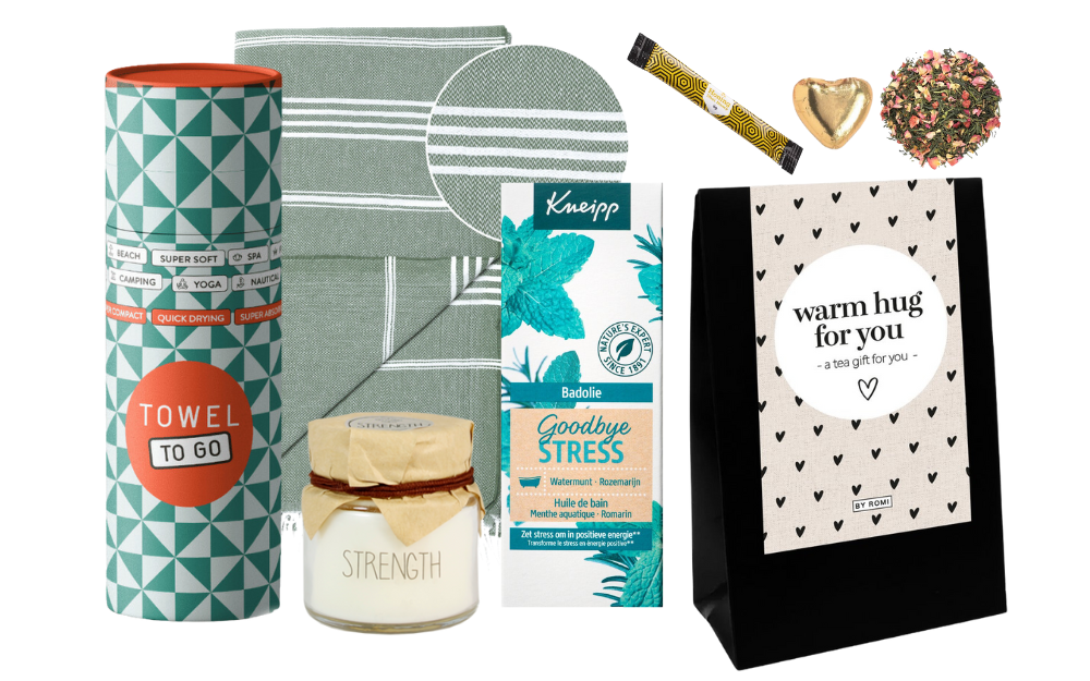 Kneipp Cadeauset Goodbye Stress Luxe Hamam Handdoek