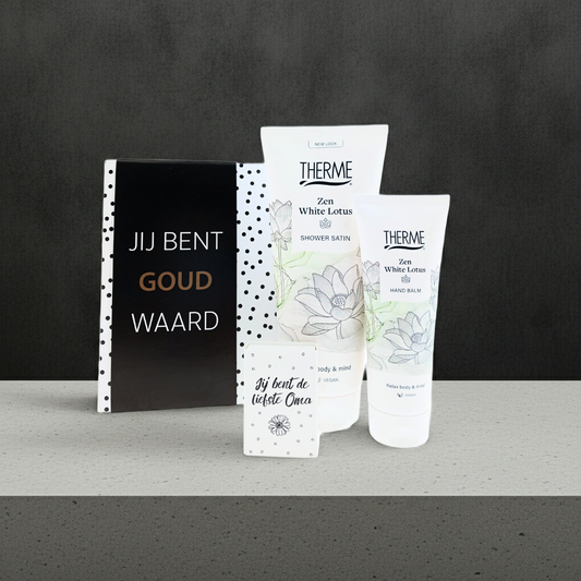 Therme Cadeauset Oma Zen White Lotus Douche - Handbalm & Liefste oma zeep