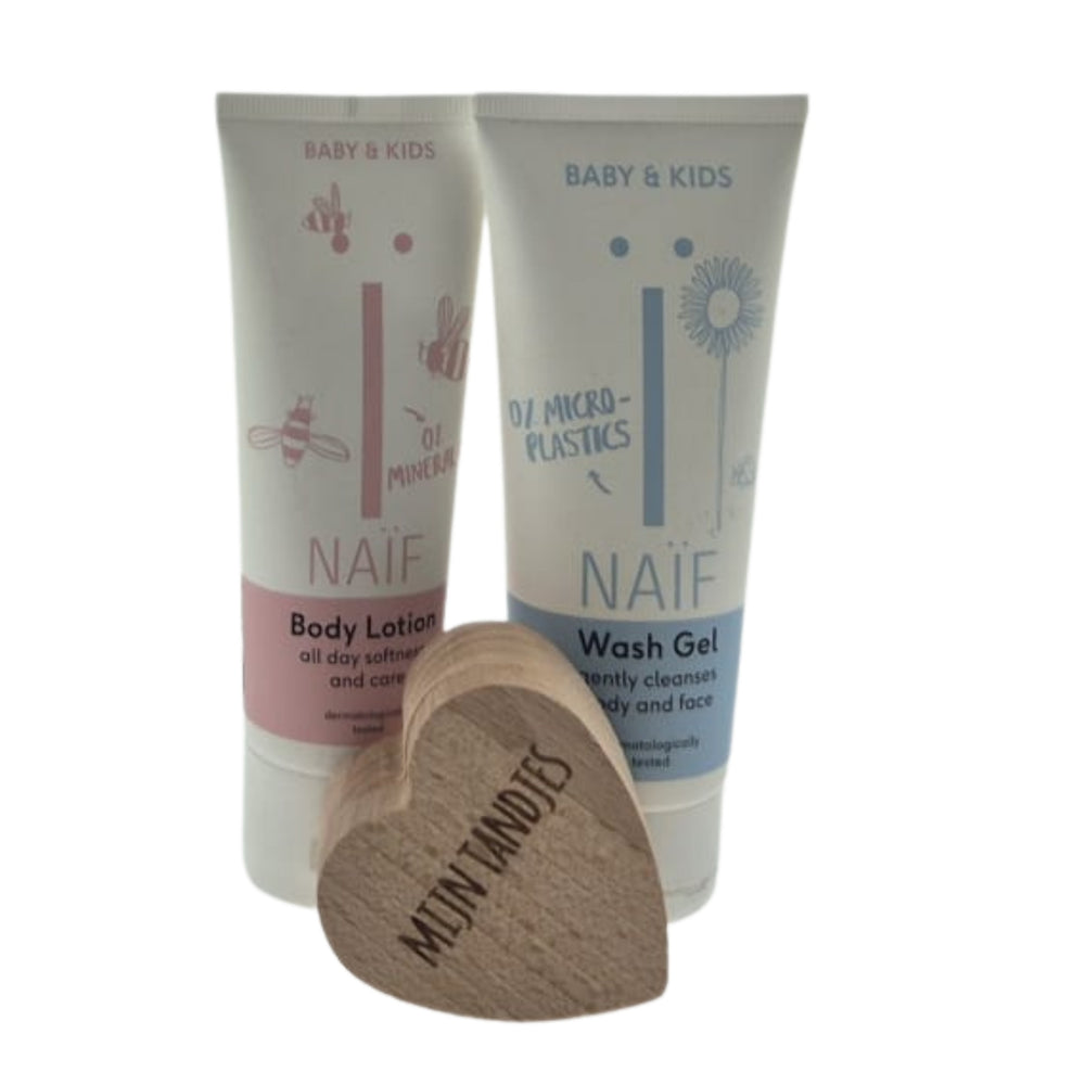 Naif Baby Verzorging Kraamcadeau & Bewaardoosje voor tanden