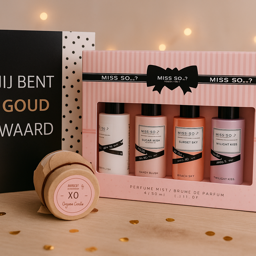 So...? Escapes Cadeauset met Mini Set - Chocoladewens & Kaarsje