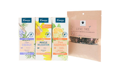 Kneipp Cadeauset Bad Olie New Energy & Lieve Thee